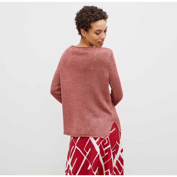 MM. Lafleur The Samara Sweater Knit Linen Copper Small - Picture 4 of 12